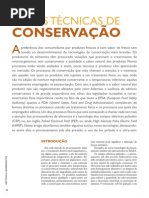 Artigo Conservação de alimentos