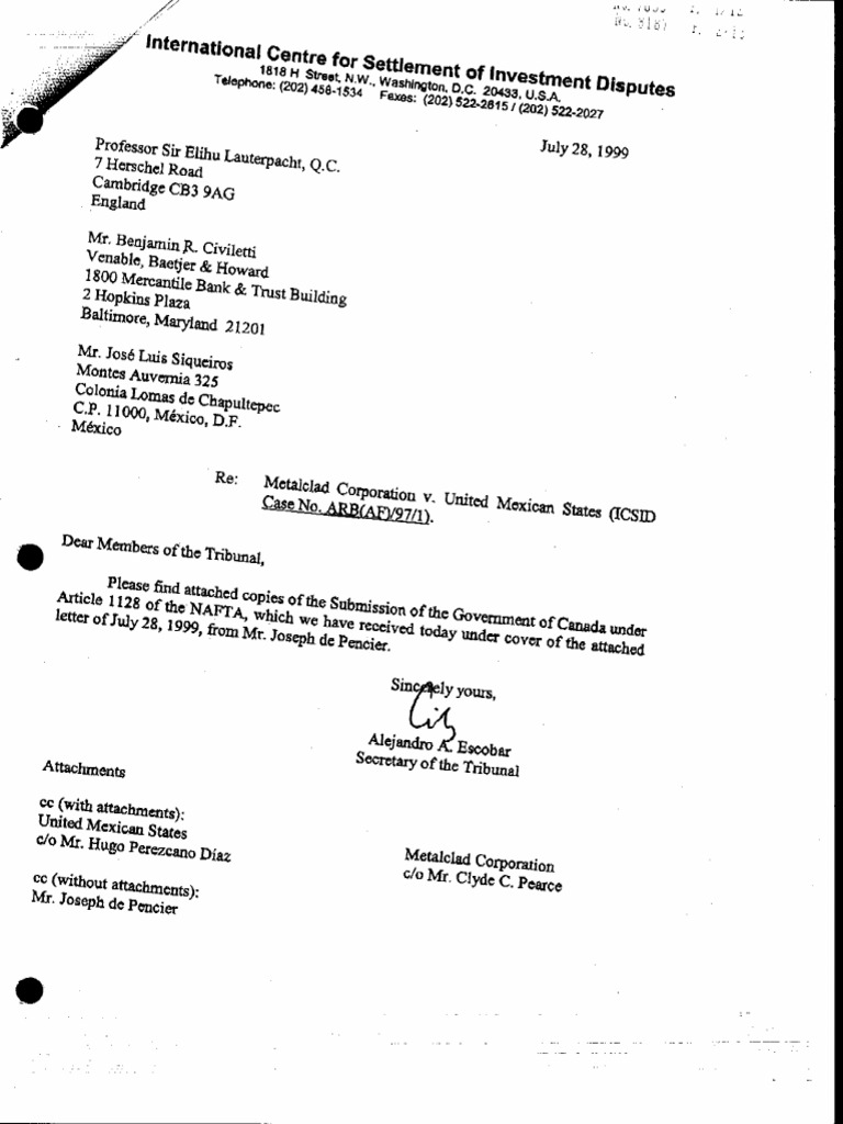 Submission of The Government of Canada | PDF
