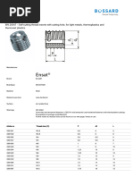 Ensat Self Tapping Inserts 307 308 Series | PDF | Screw | Chemical ...