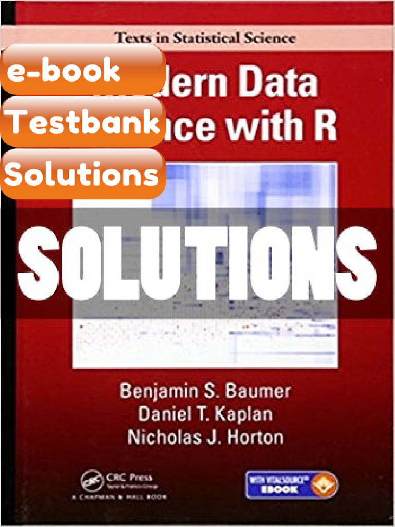 Testbank Modern Data Science With R 1 Ed Baumer Fast Download | PDF ...