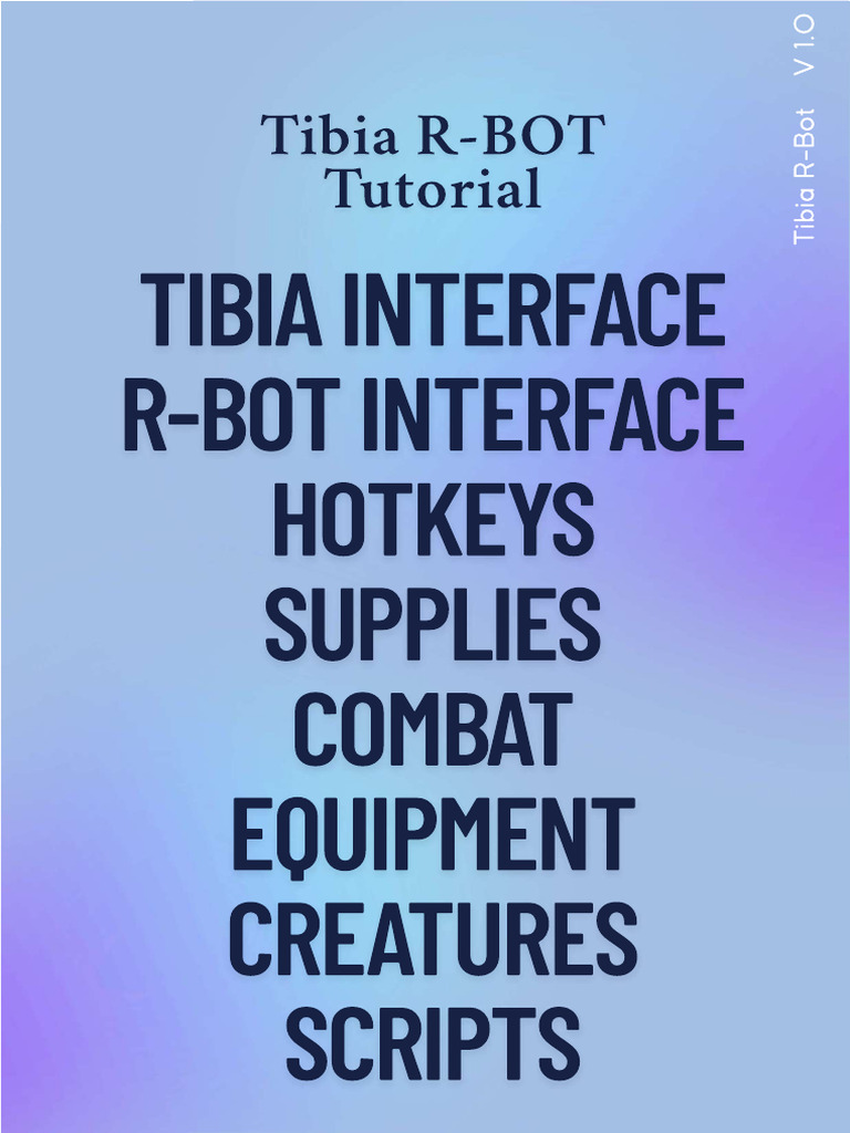 R-Bot Tutorial Completo | PDF