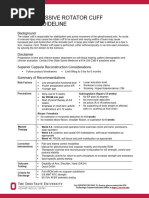 Rotator Cuff Tear Rehab Protocol | PDF | Physical Therapy | Pain