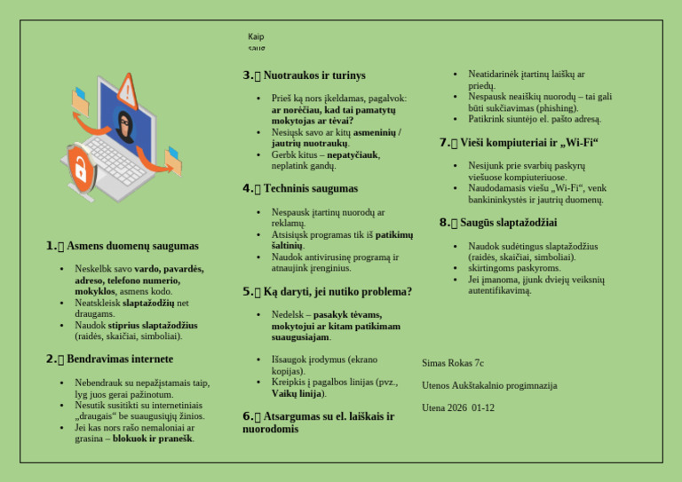 Testai Labai Geri Tinka Visiems Ir Mažiems | PDF