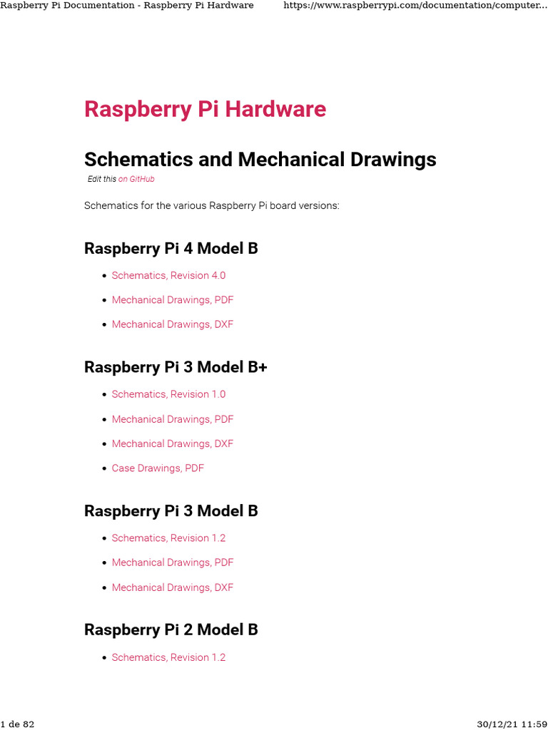 Raspberry Pi Documentation - Raspberry Pi Hardware | PDF | Booting ...