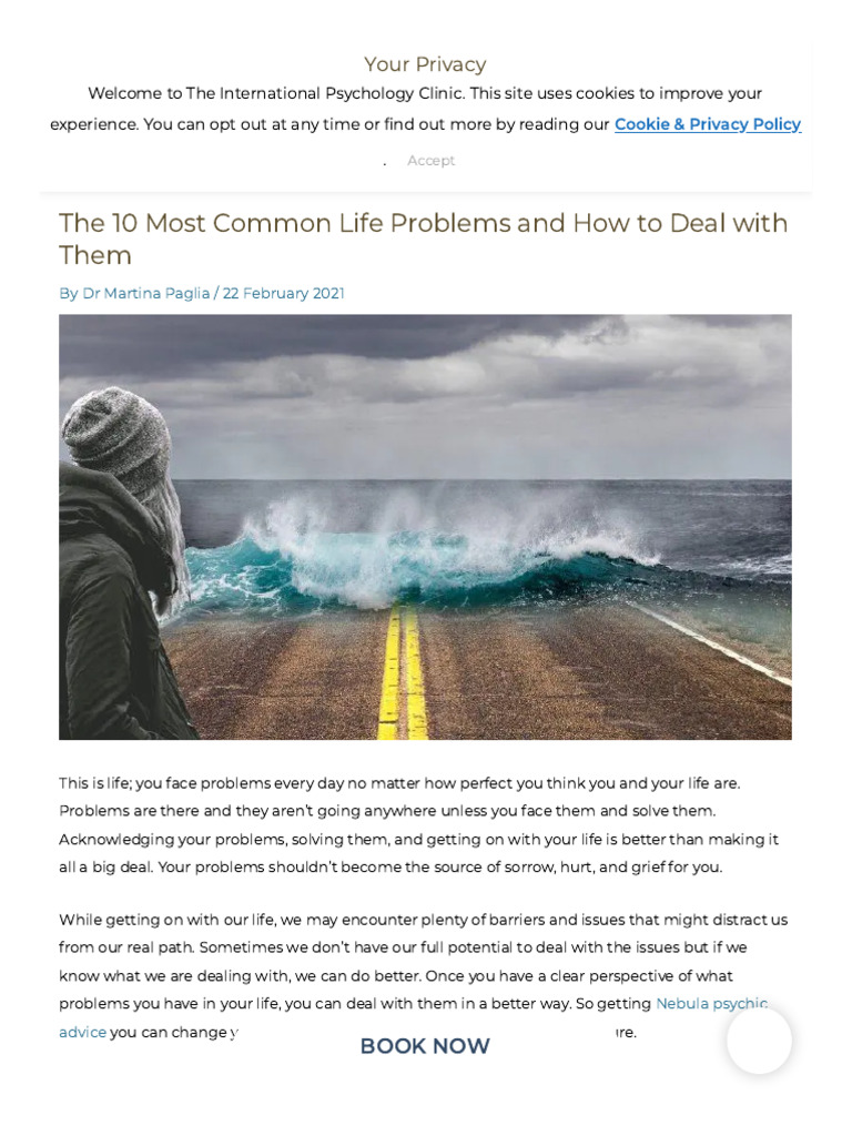 The 10 Most Common Life Problems and How To Deal With Them - IPC | PDF ...