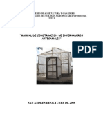 CENTA. Manual de Constucción de Invernaderos Artesanales