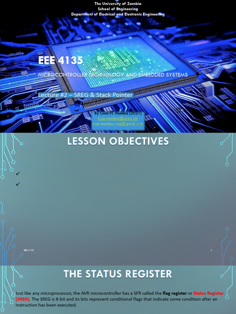 EEE 4135 2021 Lecture #2 | PDF | Computer Architecture | Office Equipment