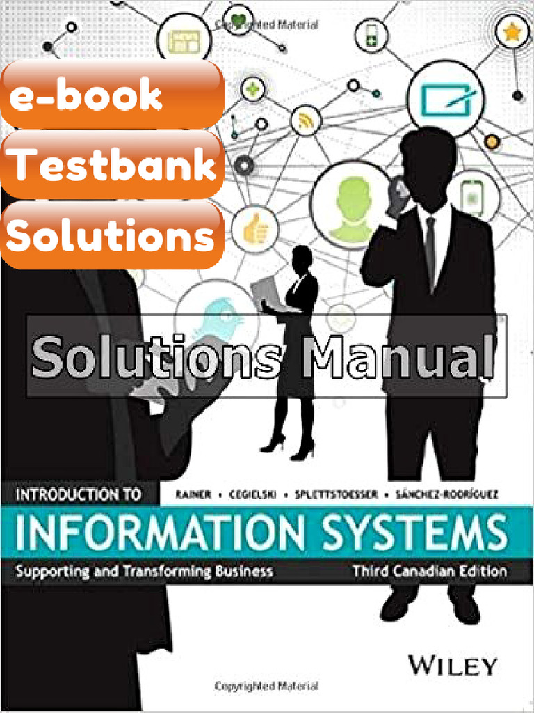 Testbank Introduction to Information Systems Canadian 3rd Edition ...