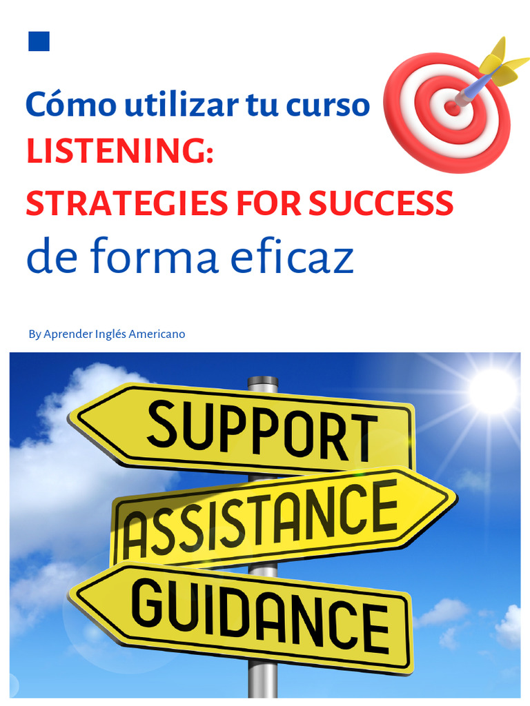 Listening Strategies For Success General Instruction PDF | PDF