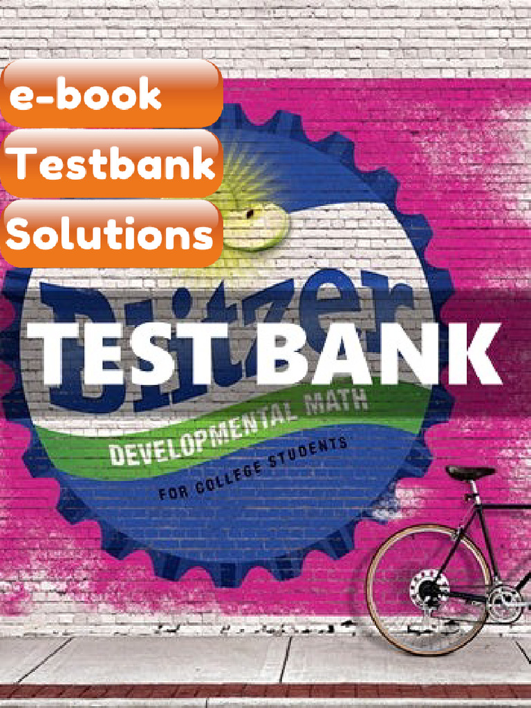 Testbank Developmental Mathematics 1st Edition Blitzer Download | PDF ...