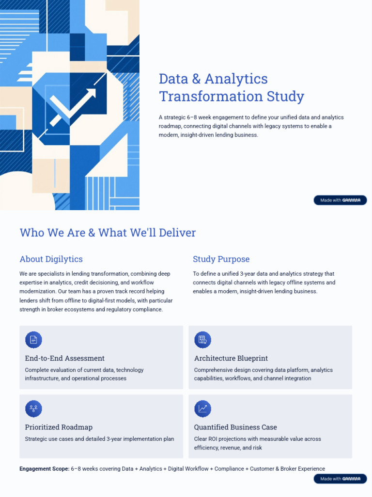 Data and Analytics Transformation Study | PDF | Analytics | Cloud Computing