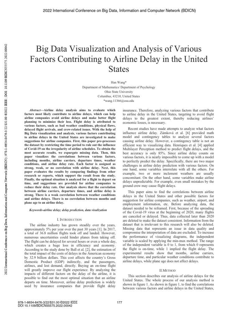 Big Data Visualization and Analysis of Various Factors Contributing To ...