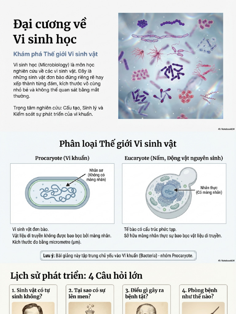 Vi Sinh Học Khám Phá Thế Giới Vi Khuẩn | PDF