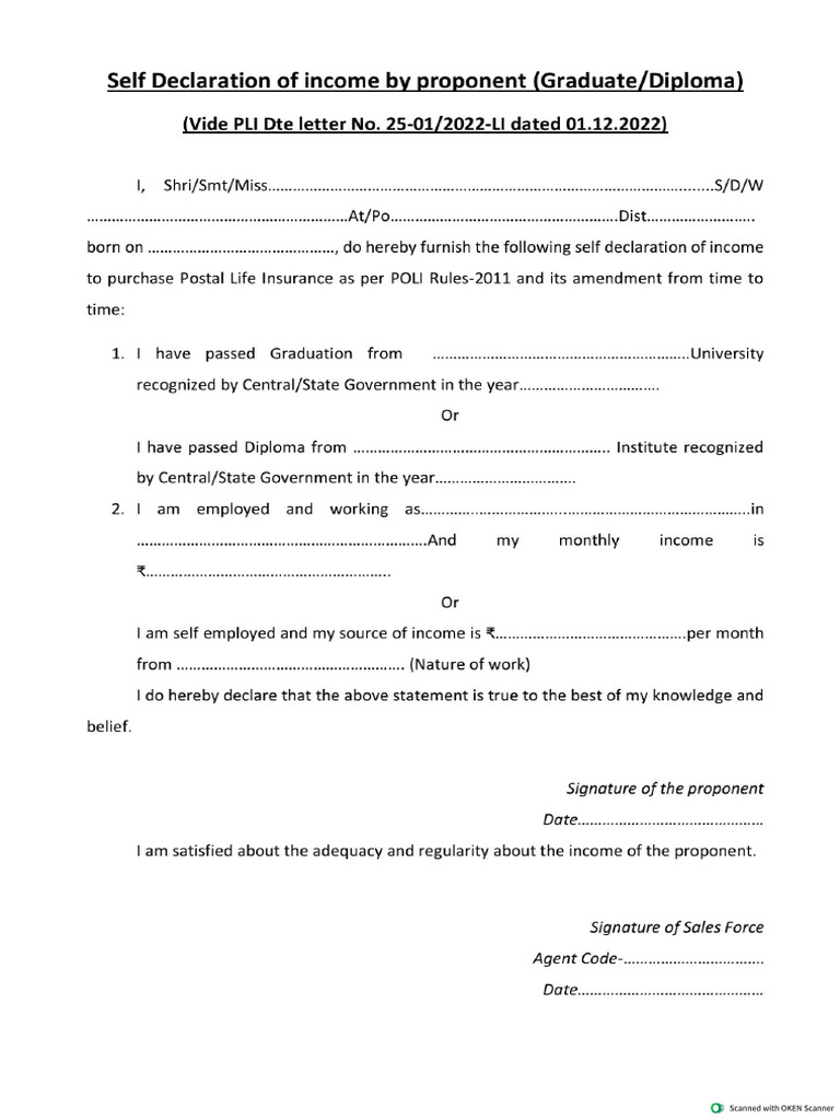 Graduate Declaration | PDF