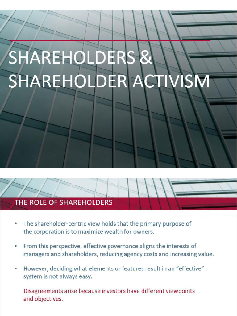 Introduction To Ownership Structure PDF | PDF