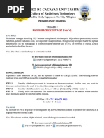 Radiology mAs and kVp Calculations | PDF | Absorbed Dose | Radiation