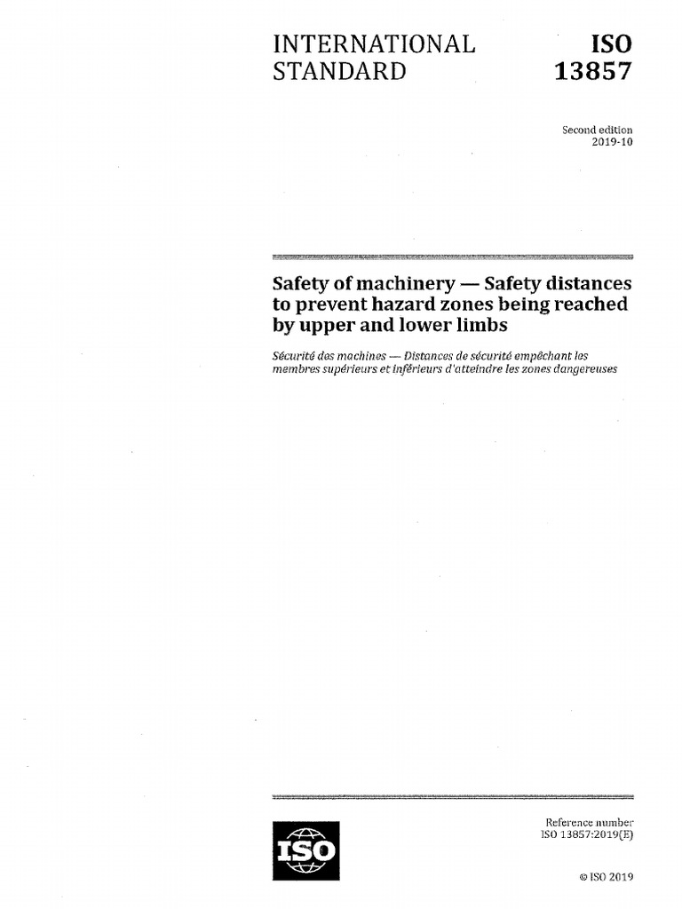 ISO or EN ISO 13857 2019 | PDF