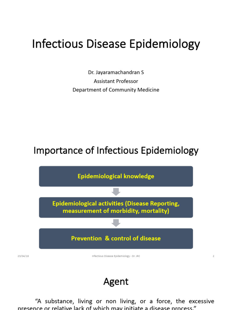 Infectious Diseaseepidemiology-Lecture Notes | PDF | Infection | Pathogen