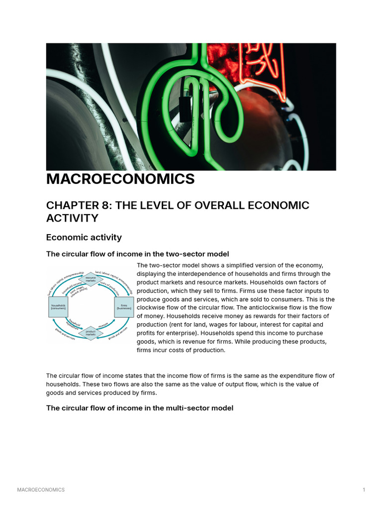 IBDP Macroeconomics Notes | PDF | Gross Domestic Product | Consumption ...