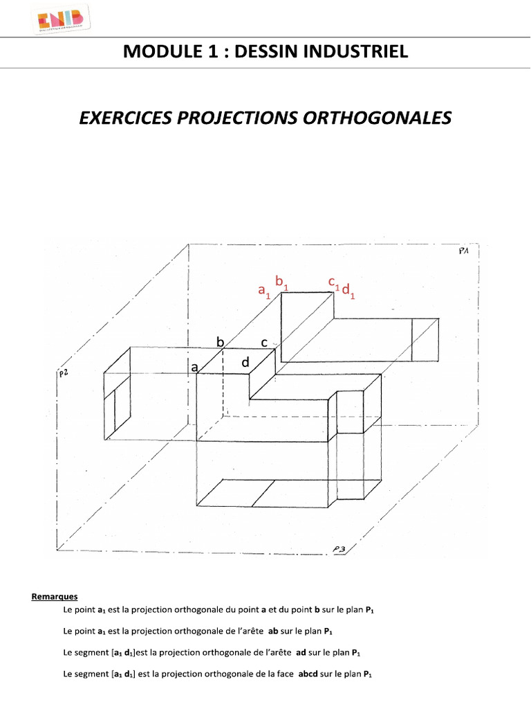 Projections Exercices S1 | PDF