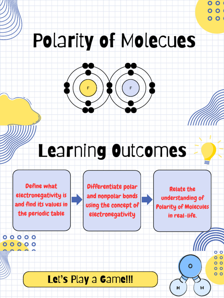 Polarity of Molecules Based On Electronegativity - 125001 | PDF ...