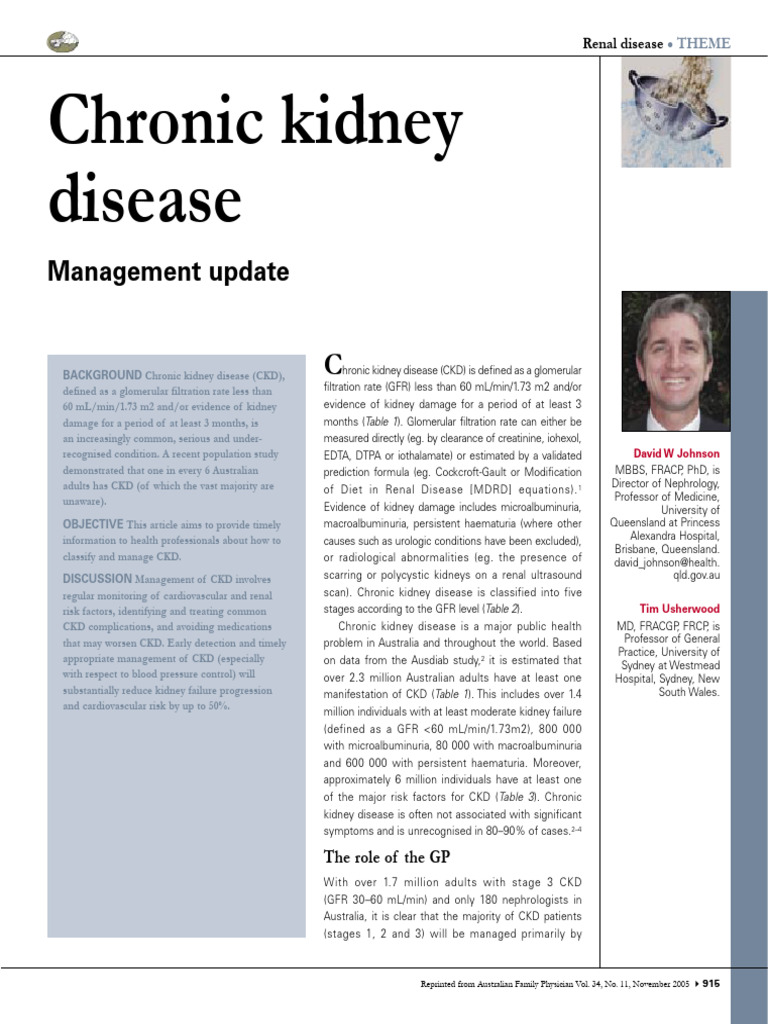 Johnson | PDF | Chronic Kidney Disease | Hypertension