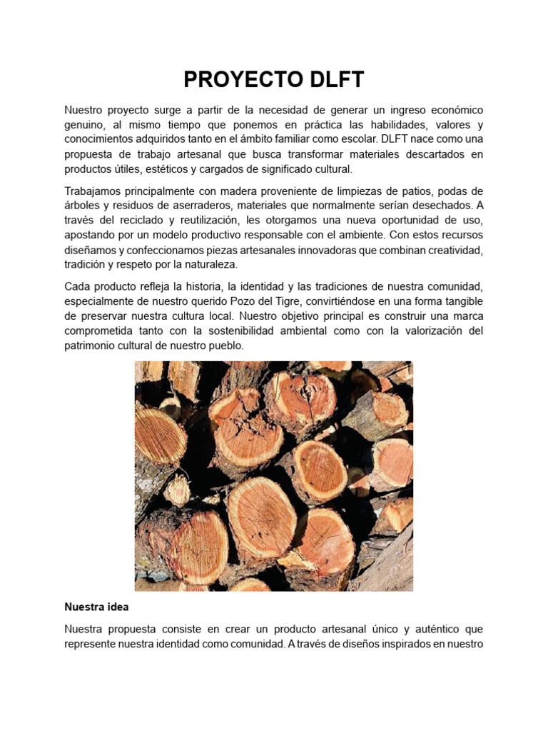 Proyecto DLFT 2 | PDF | Sustentabilidad | Reciclaje