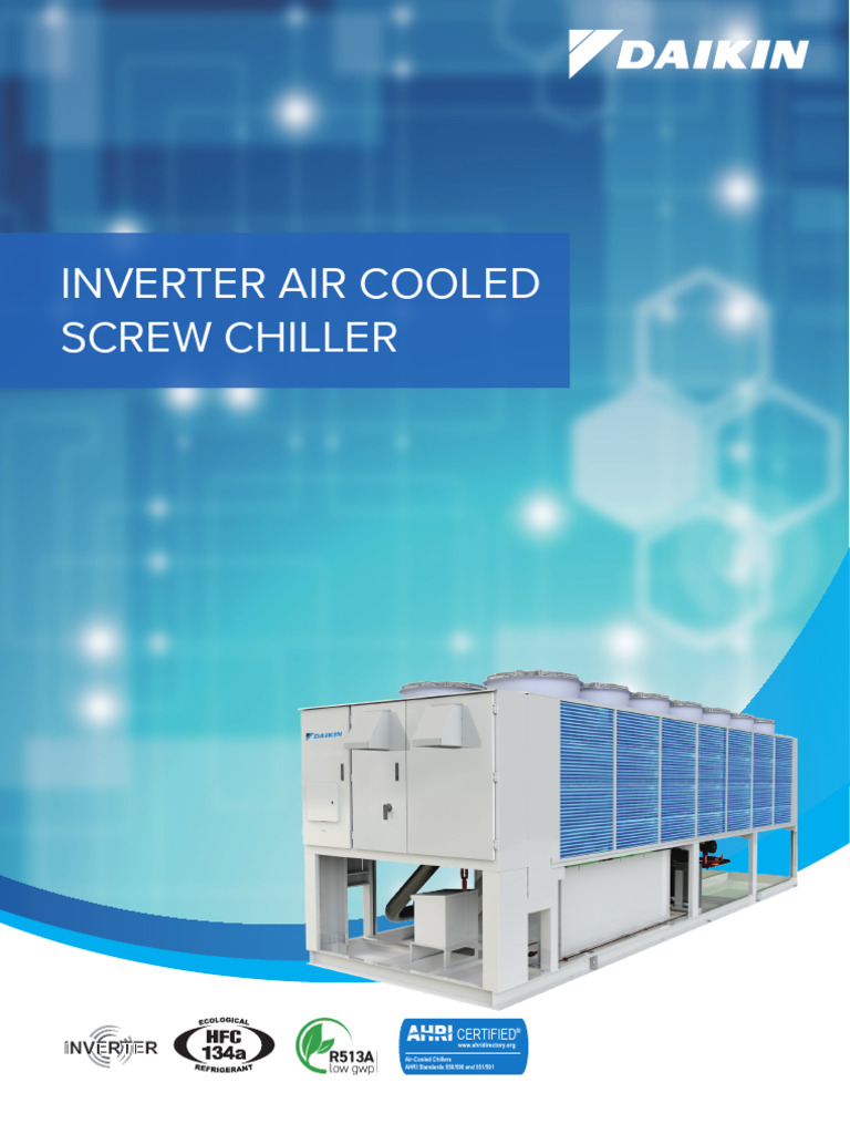 Catalogue Air Cooled Chiller Uaa-cv3&Cv8 (r134 & r513) | PDF ...