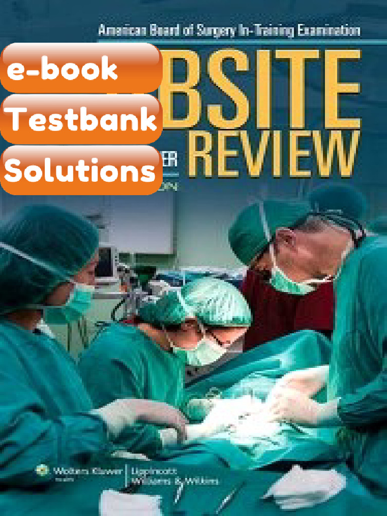 Testbank The ABSITE Review 4e American Board of Surgery InTraining ...