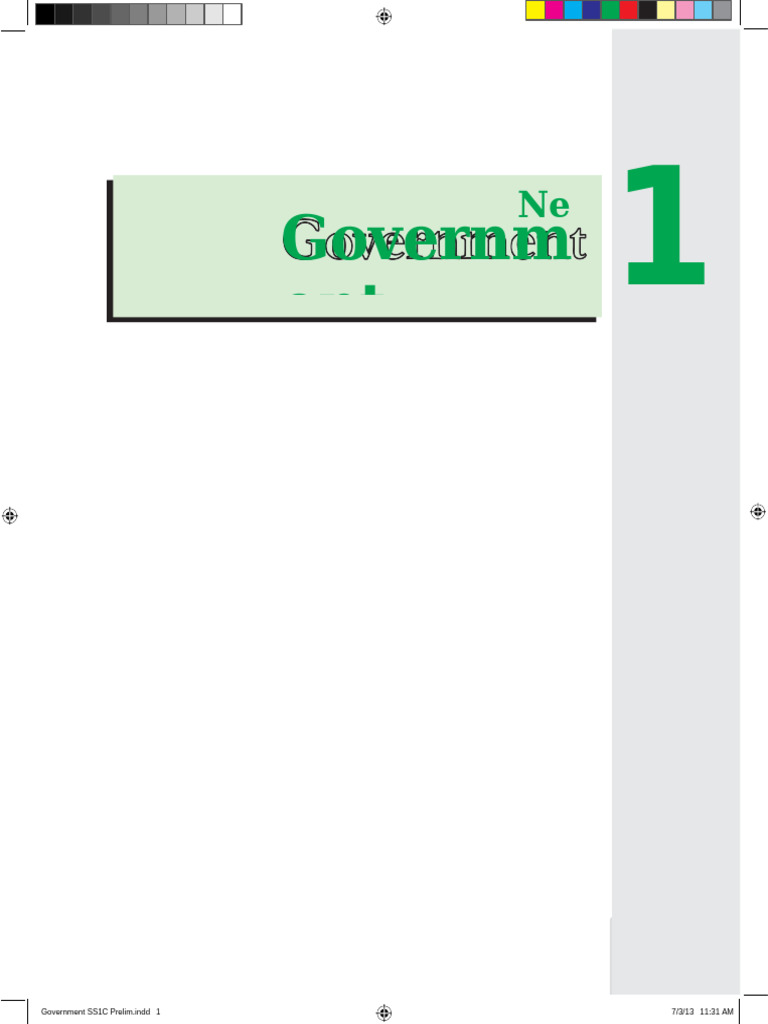 Government SS1.PDF Textbook | PDF | State (Polity) | Power (Social And ...