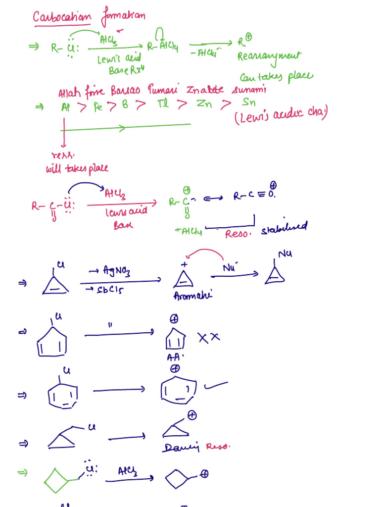 Carbocation Rearrangement | PDF