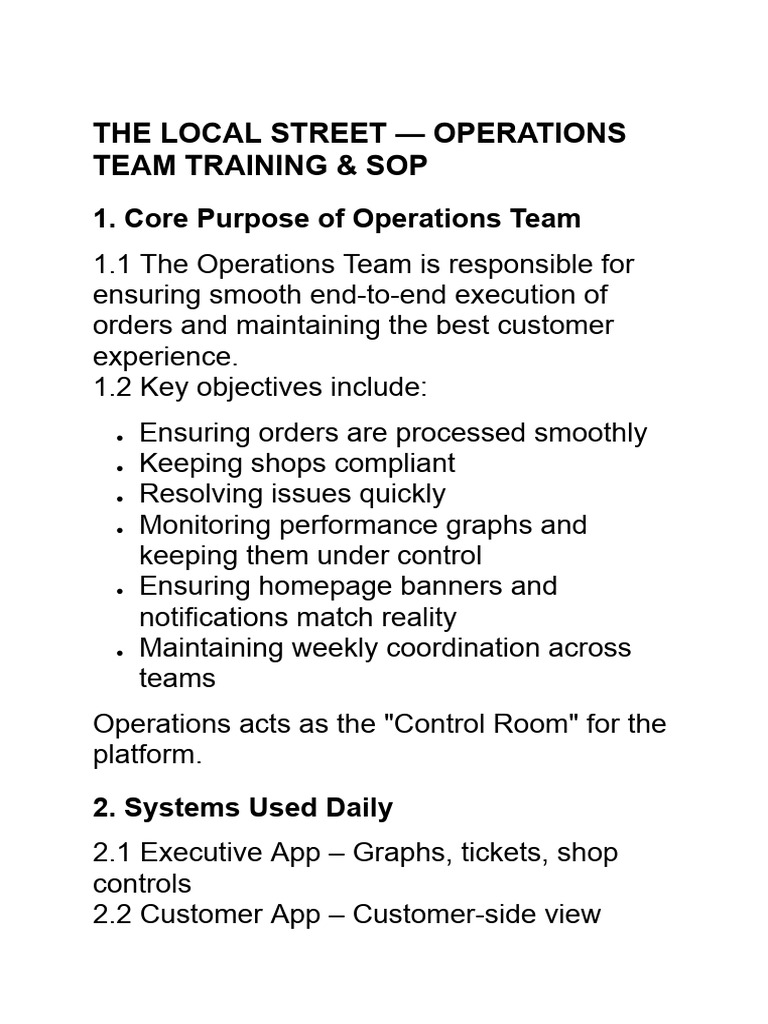 TLS Operation Training | PDF