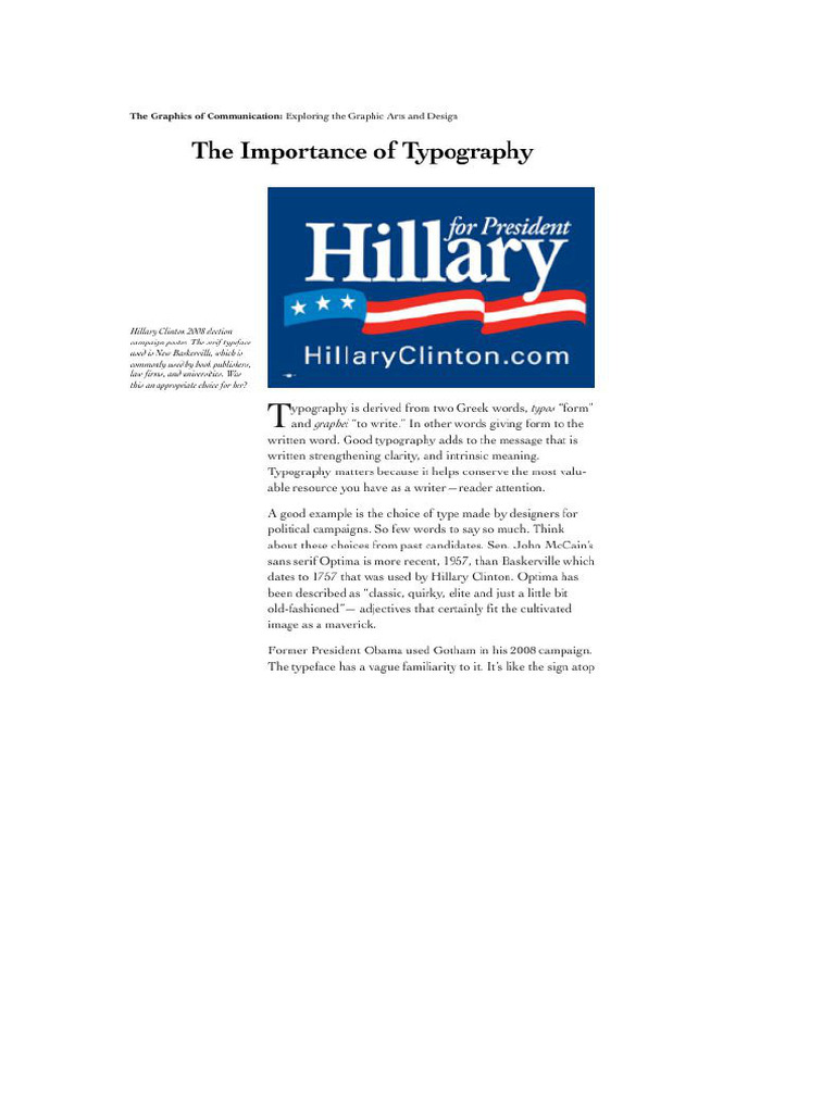 The Importance of Type | PDF