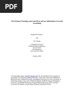 Download Penman and Yehuda 2004 The Pricing of Earnings and Cash Flows 1 by Abdul Kader SN99356363 doc pdf