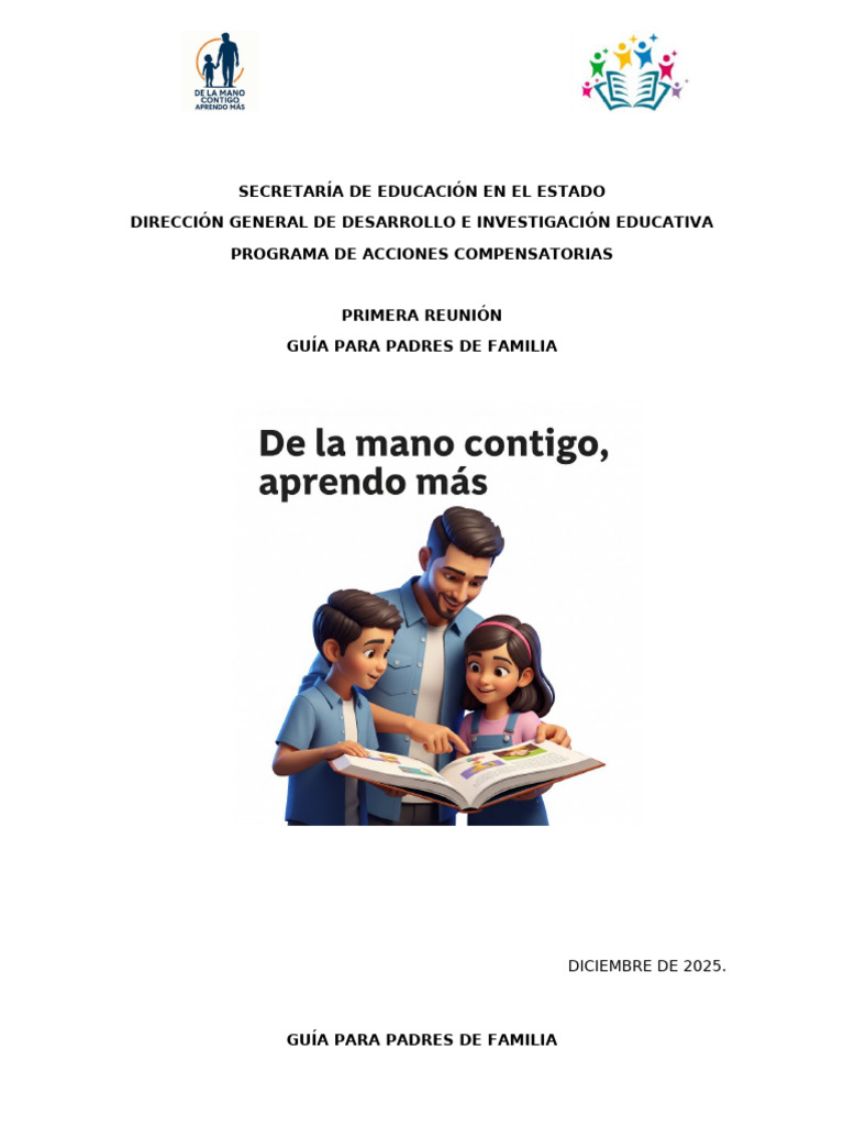 Taller para Padres de Familia 2o. Bimestre Nov-Dic 2025 | PDF ...