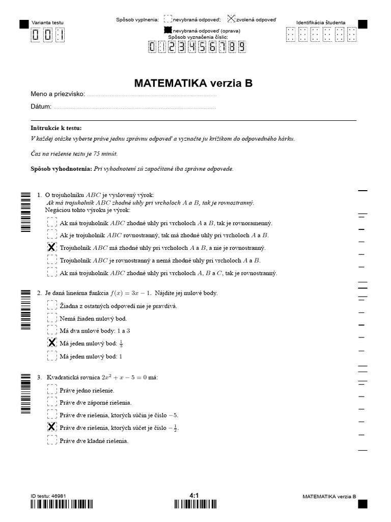Test B | PDF