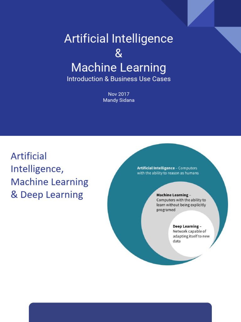 ai-ml-190711073537 | PDF | Machine Learning | Artificial Intelligence
