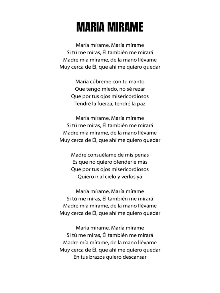 Junto A Ti Maria | PDF | María, madre de Jesús
