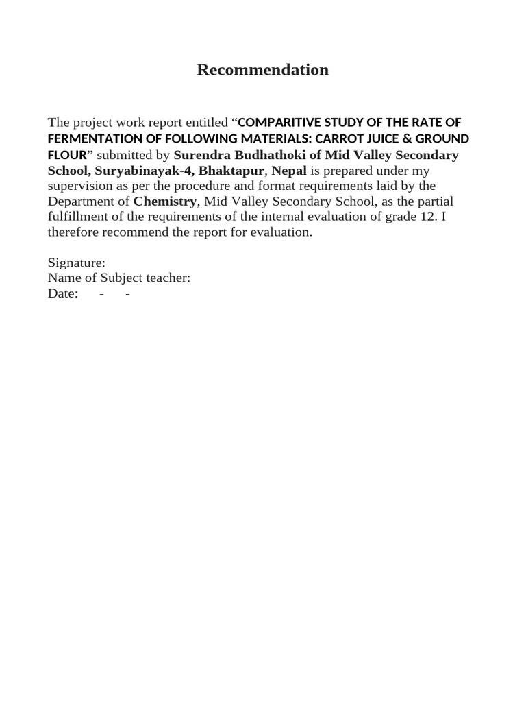 Recommendation | PDF