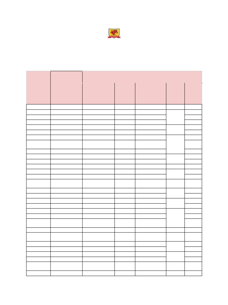 Mark Statement Sem 1 | PDF