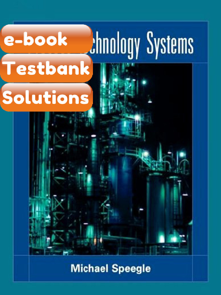 Process Technology Systems 1st Edition Testbank & E-book | PDF ...