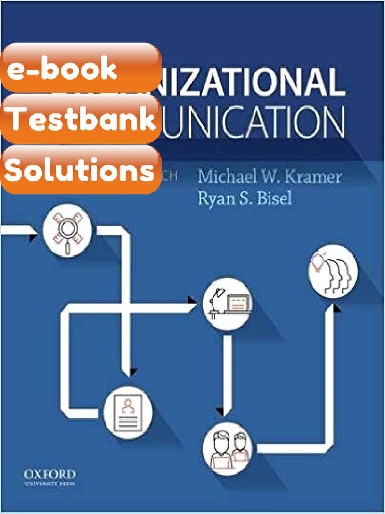 ETextbook PDF for Organizational Communication by Michael W Kramer ...
