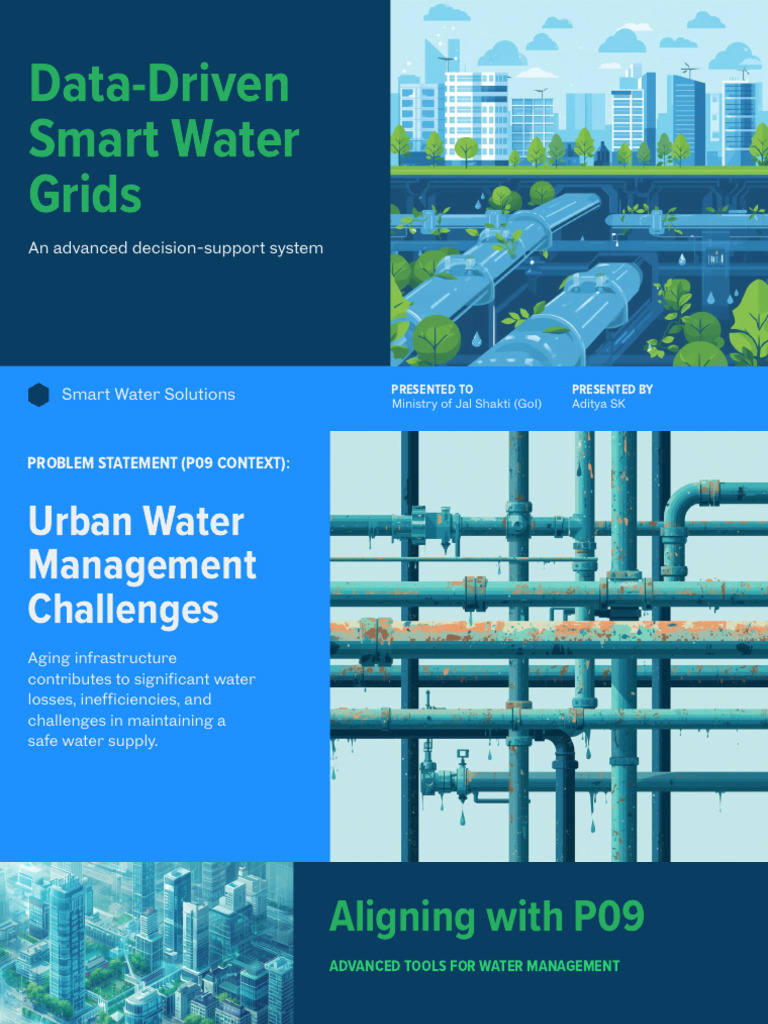 Presentation Data Driven Smart Water Grids | PDF | Internet Of Things ...