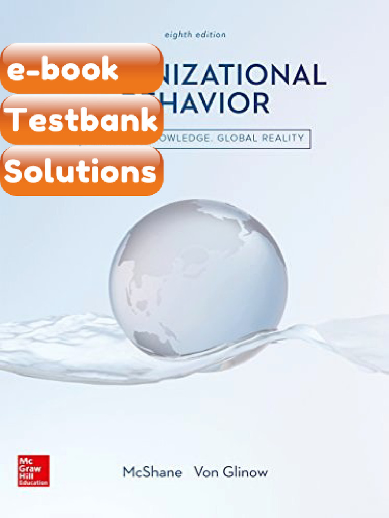Organizational Behavior 8th Edition Testbank & Ebook PDF