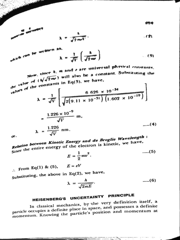 Quantum Mechanics Notes | PDF