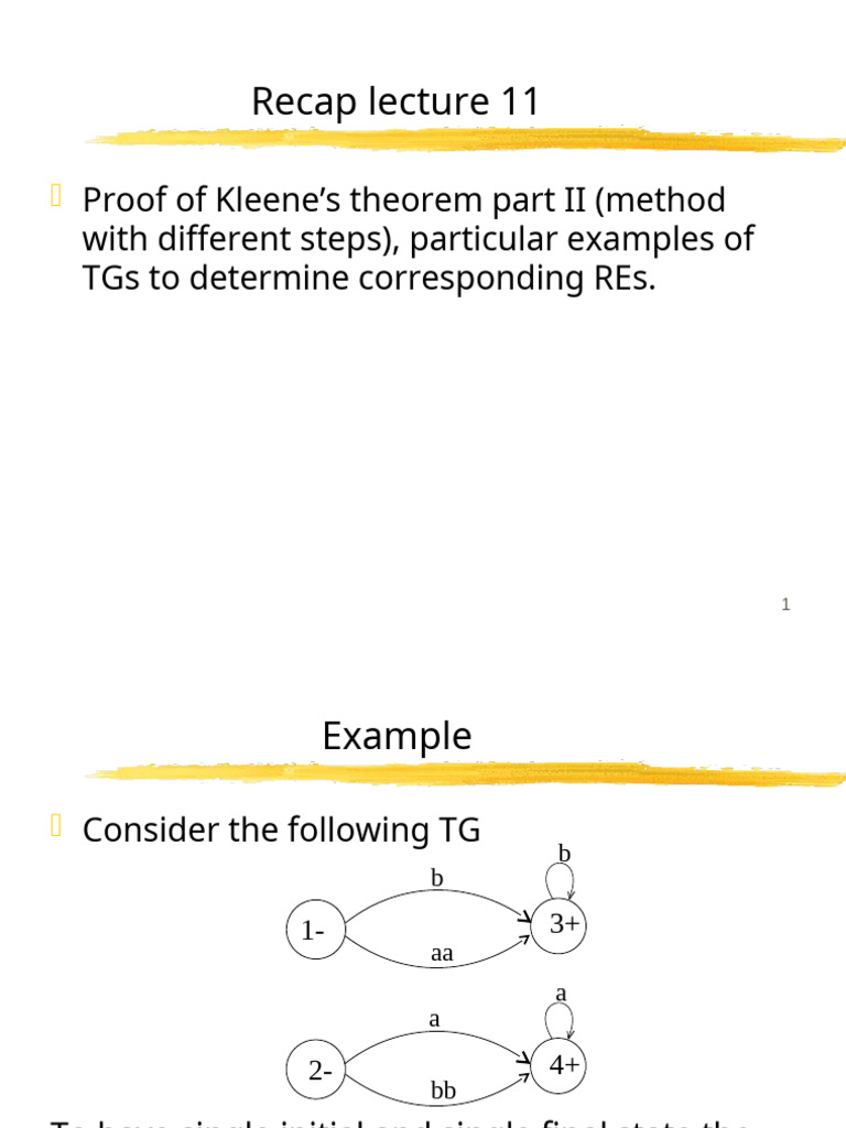 Lesson 12 | PDF | Formalism (Deductive) | Theoretical Computer Science