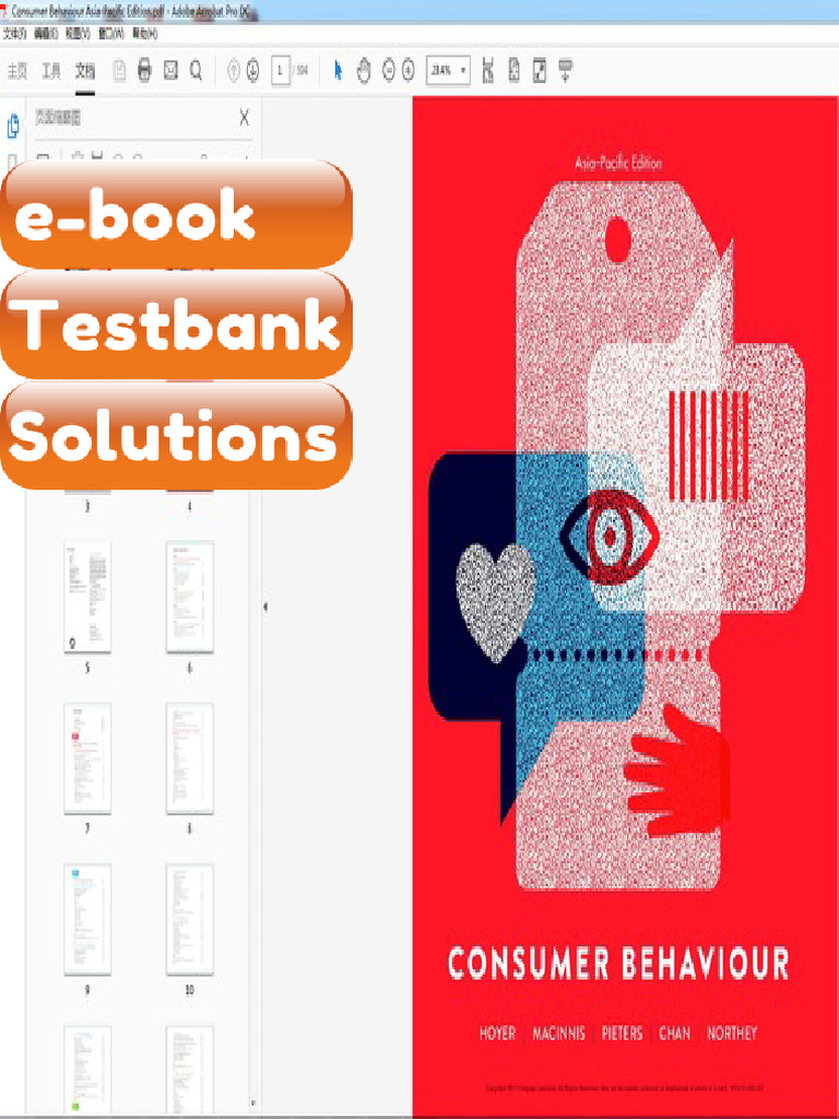 ETextbook PDF for Consumer Behaviour AsiaPacific Edition by Wayne D ...