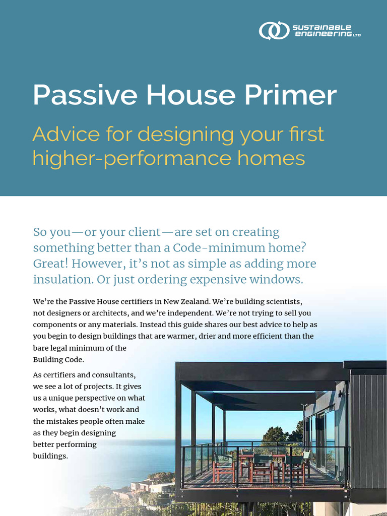 Passive House Primer FINAL | PDF | Water Heating | Building Insulation