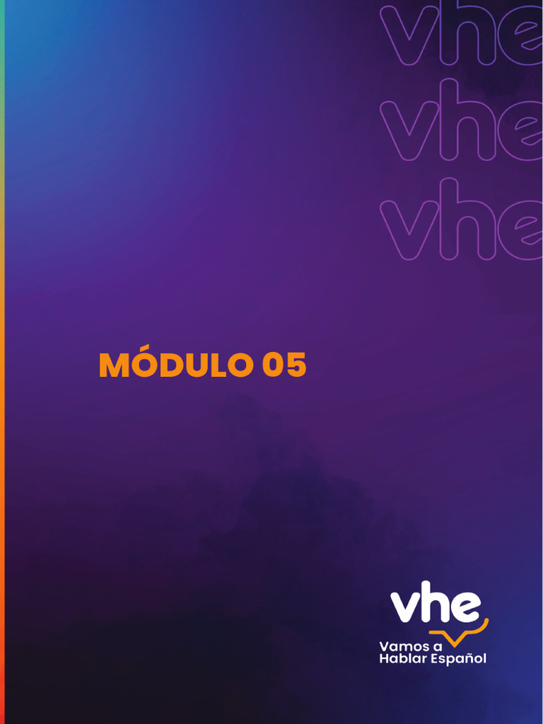 VHE - Espanhol 5 | PDF | Verbo | Pronombre