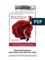 Breast Implant Information Pack with Fee Guide